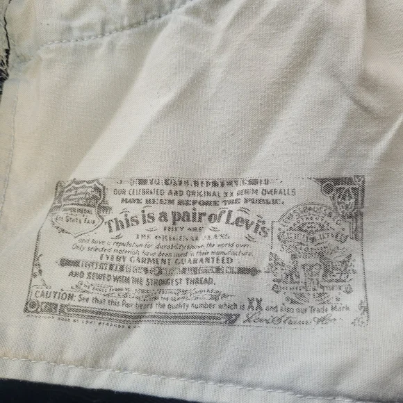 Vintage Levis 501 Denim Jeans Button Fly 38x32 Made In Mexico - Picture 7 of 13